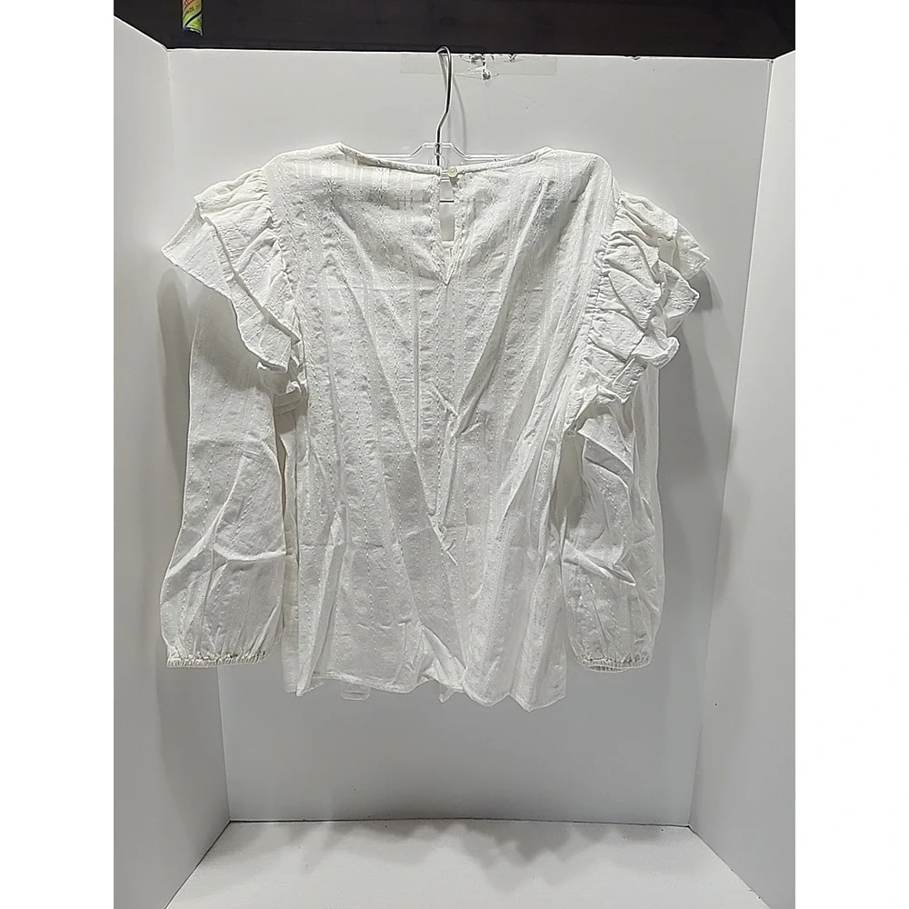 Universal Thread Top Medium Womens Ruffles - Picture 5 of 10
